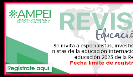 Invitación para publicar en 'Revista Educación Global 2023' de la AMPEI (Registro)